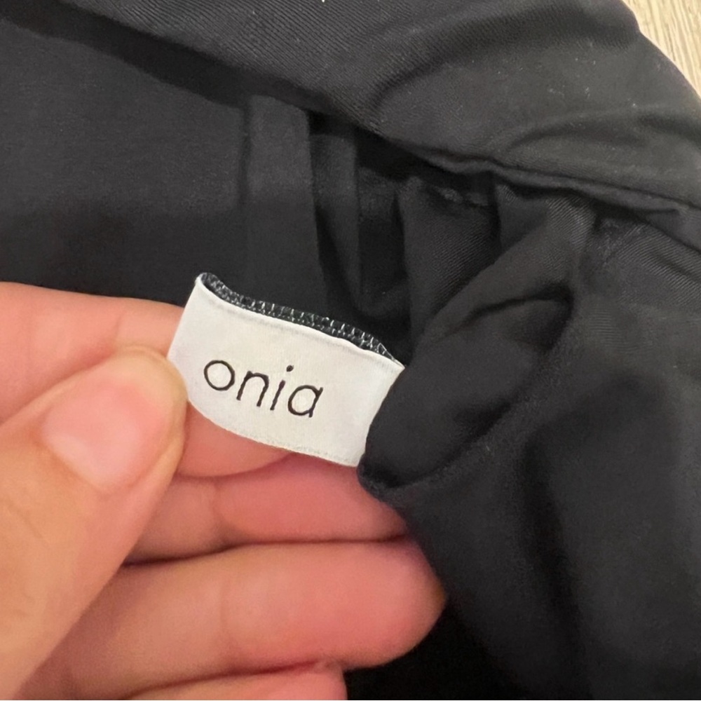 Onia Sienna Black One-Piece Bathing Suit Size XL - Picture 4 of 6